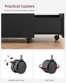 Two Drawer File Cabinet For Home Office A4 Size Black Honey Finish Space Saving Design