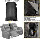 Beverly Fine 3 Piece Recliner Living Room Set Faux Leather