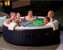 Purespa Bubble Massage Spa Set For Six With Contoured Headrests And Energy Efficient Spa Cover