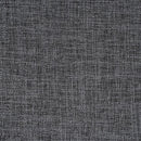 Modern Gray Fabric Ottoman With Walnut Finish WoodFrame