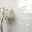 Urbano Dusk Ceramic White Subway Tile 4"x12" Glossy - MSI Collection