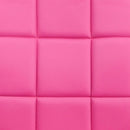 Clayton Pink Quilted Vinyl Mid-Back Swivel Office Chair