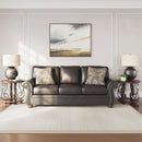 Queen Sofa Sleeper Anthracite Black Memory Foam Ultra