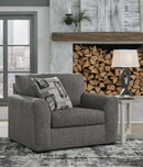 Gardiner - Chair And A Half - Pewter