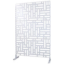Decorative Freestanding Metal Privacy Screen For Indoor & Outdoor Use