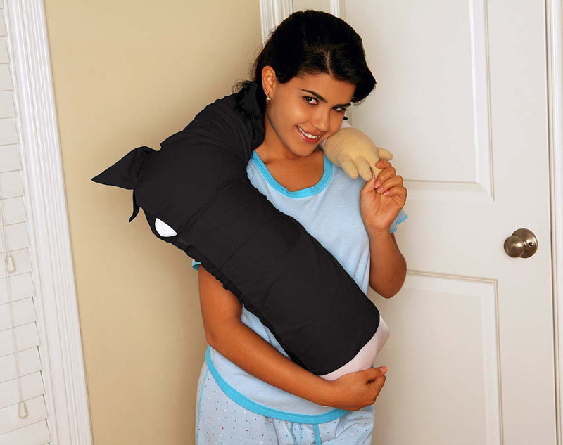 Boyfriend Microbead Pillow - Cuddly Form Body Pillow with Benefits - Travel Pillow