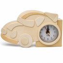 Race Car Clock Unfinished Wooden Craft Kit