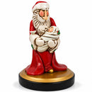 Santa Holding Newborn Figurine 6.5 Inches