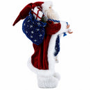 Standing Santa Fabric Figurine 18 Inches