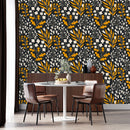 White and Yellow Flowers and Leaves Wallpaper