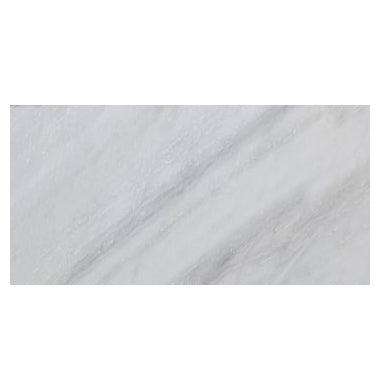bianco lasa white exotic marble 18x36 polished top one view