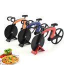 Bicycle stainless steel pizza cutter slicer set kitchen tool