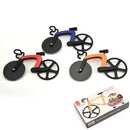 Bicycle stainless steel pizza cutter slicer set kitchen tool
