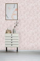 Big Hand Drawn Spirals Wallpaper