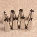 Big size russian pastry nozzles kitchen cake decorating set