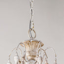 Billiter 6 Light Wood Gray Chandelier