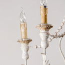 Billiter 6 Light Wood Gray Chandelier