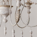 Billiter 6 Light Wood Gray Chandelier