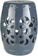 Saxen Teal Garden Stool