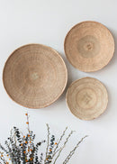 Binga Blonde Natural Woven Wall Basket