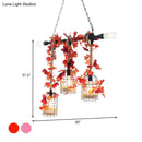 Birdcage Rope Pendant Light Fixture