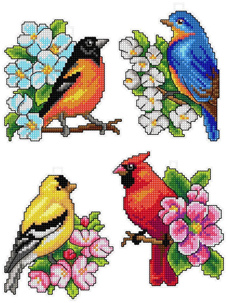 "Birds" 118CS Counted Cross-Stitch Kit