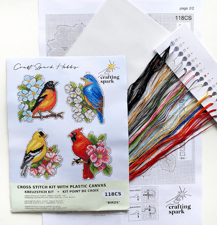 "Birds" 118CS Counted Cross-Stitch Kit