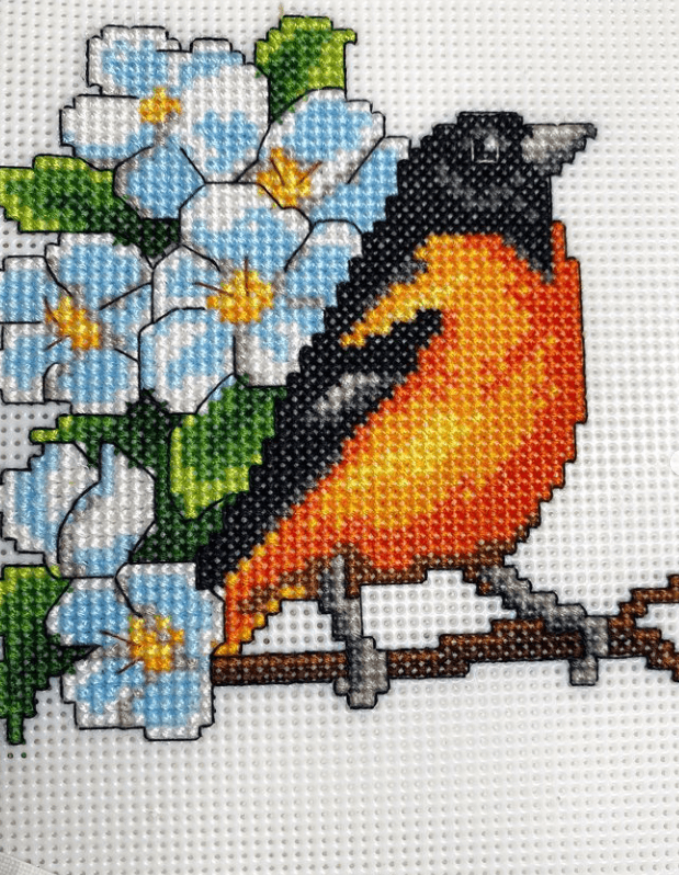 "Birds" 118CS Counted Cross-Stitch Kit