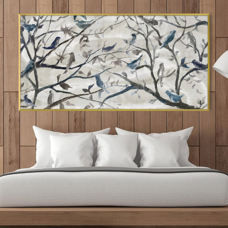 Birds And Branches Canvas