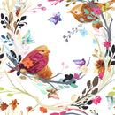 Birds and Flowers Wallpaper