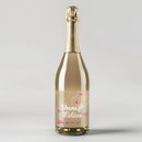 Birds Brown Paper Champagne Label