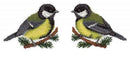 Birds Plastic Plastic Canvas Counted Cross Stitch Kit P-157 / SR-157
