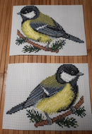 Birds Plastic Plastic Canvas Counted Cross Stitch Kit P-157 / SR-157