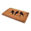 Birds On Branch - Natural Coir Doormat