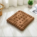 Biscuit sofa cushion cream fluffy cookie decor for living room