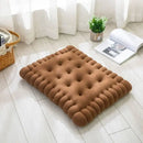 Biscuit sofa cushion cream fluffy cookie decor for living room