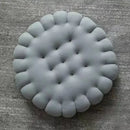 Biscuit sofa cushion cream fluffy cookie decor for living room