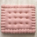 Biscuit sofa cushion cream fluffy cookie decor for living room