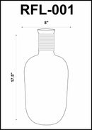 Bitadtun Metallic Splatter Glass Vase