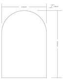 Brembilla Silver Gray Contemporary Mirror