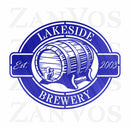 Beer Keg Monogram