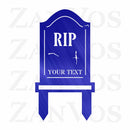 Tombstone Monogram Yard Stake