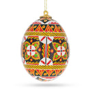 Authentic Blown Real Eggshell Ukrainian Easter Egg Pysanka Ornament
