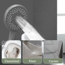 Black 5-mode adjustable high pressure shower head for bathroom