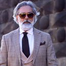 Nero - Black Silk Grenadine Tie