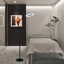 Black adjustable led moon beauty light bedroom floor lamp