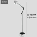 Black adjustable led moon beauty light bedroom floor lamp