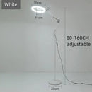 Black adjustable led moon beauty light bedroom floor lamp
