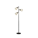 Black & Adjustable Metal Floor Lamp for Rustic and Modern Spaces