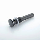 DecorBites™ Brushed Nickel Faucet Vanity Sink Pop-up Drain Stopper Overflow Drainer